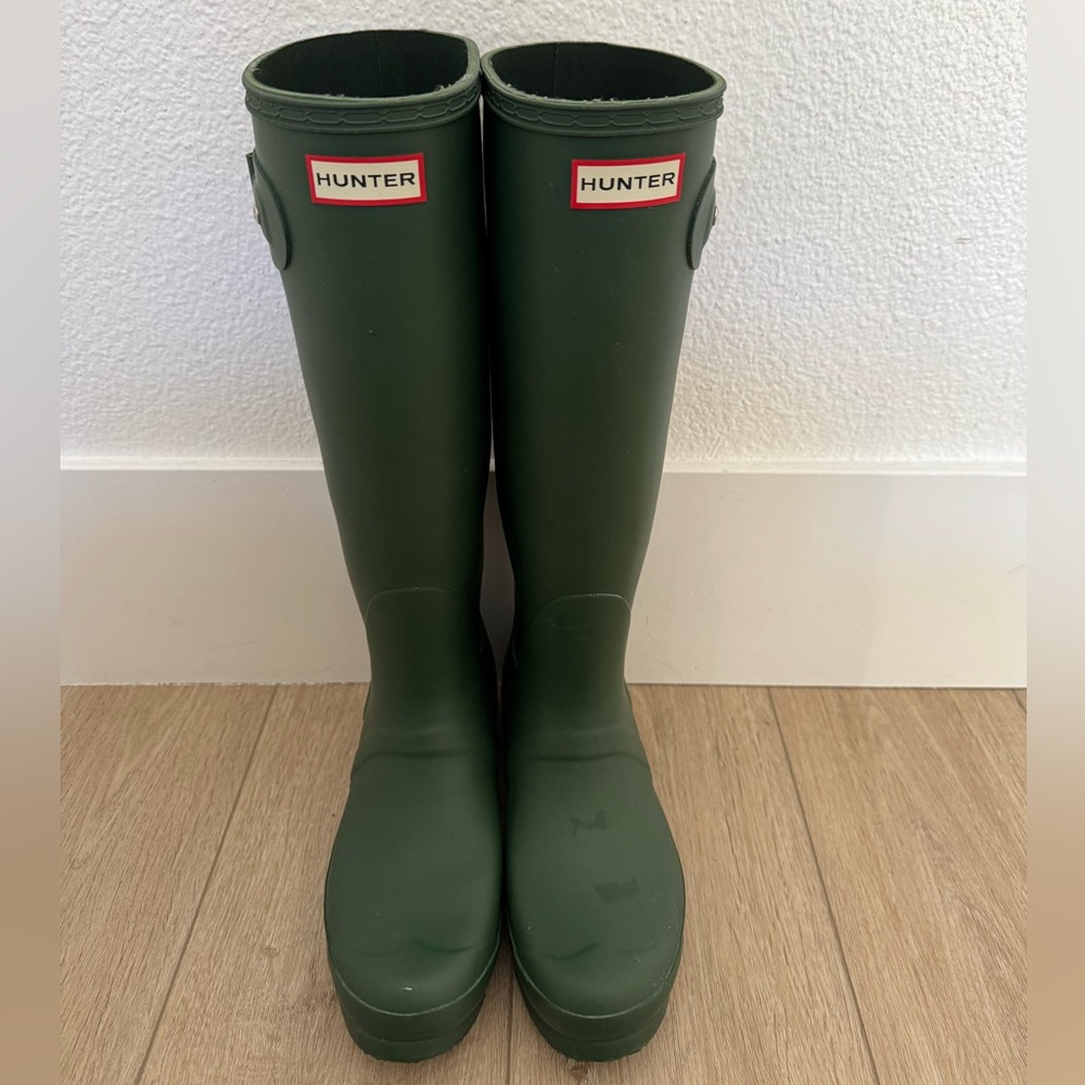 Hunter Green Women's Winter & Rain Boots